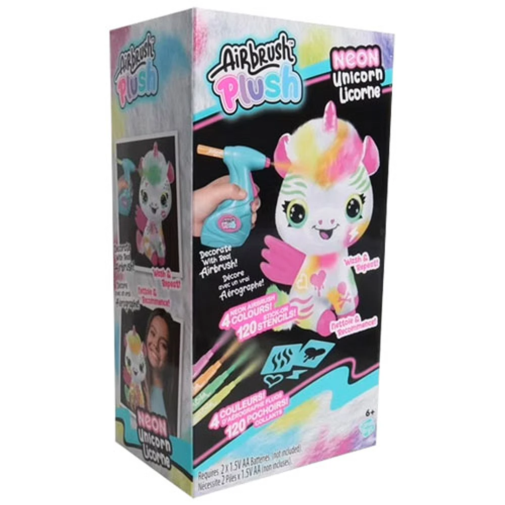 Canal Toys Air Brush Neon Pegasus Unicorn Plush Kit