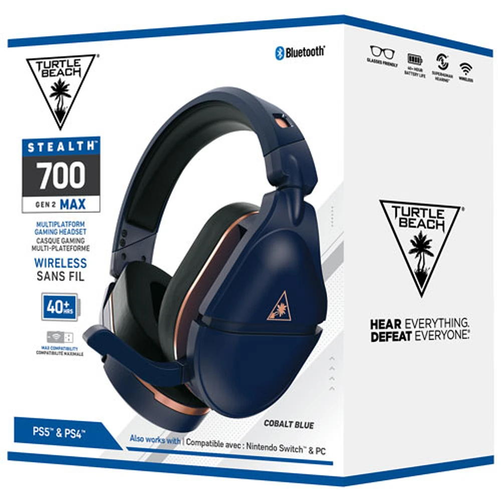 Turtle Beach Stealth 700 Gen 2 MAX Wireless Gaming Headset for PS4/PS5 - Cobalt Blue