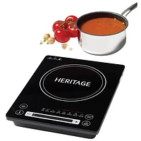 Surface de cuisson à induction portative Heritage - Noir