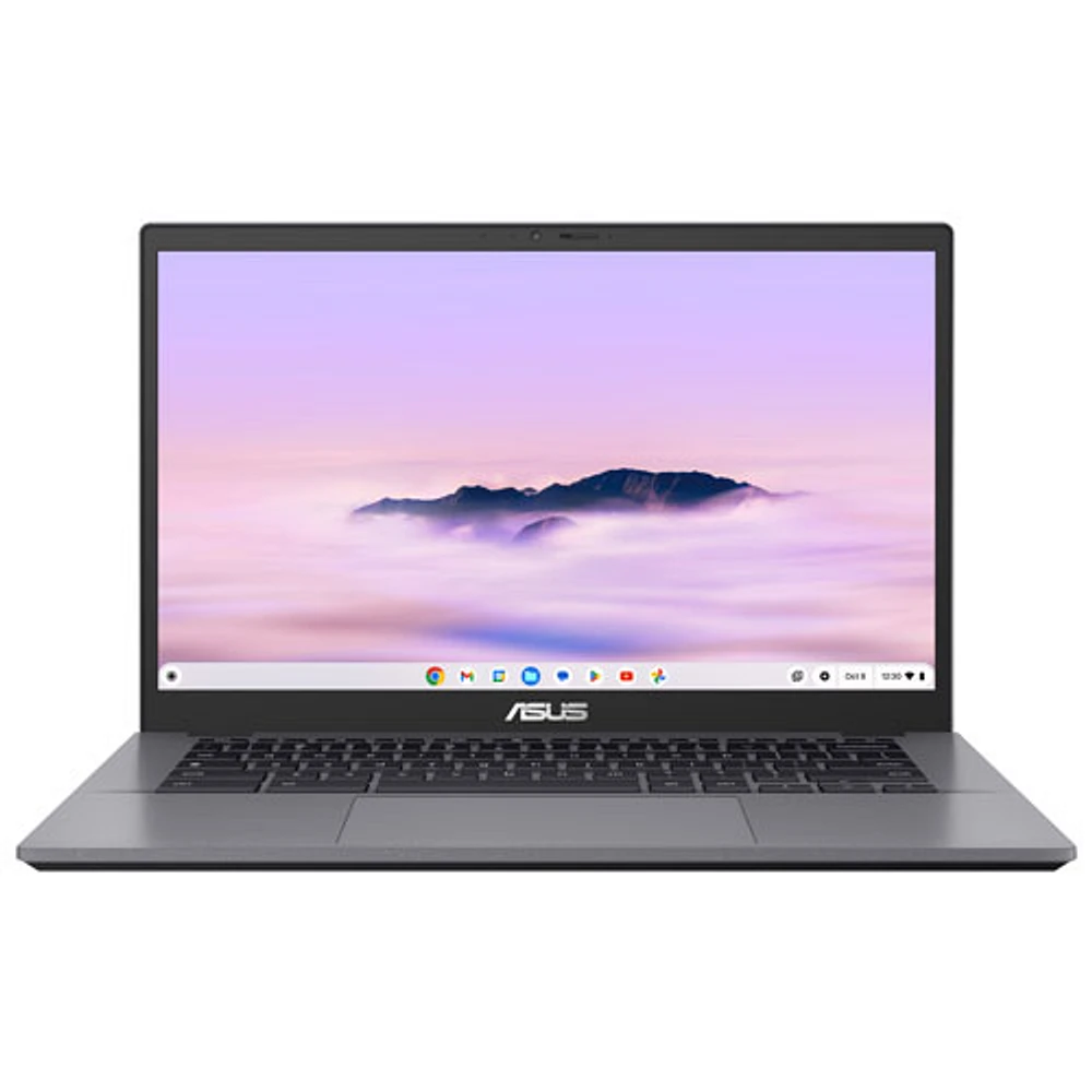 Chromebook Plus à écran tactile 14 po CX34 d'ASUS - Gris rocheux (Core i3-1215U d'Intel/RAM 8 Go/SSD 128 Go/ChromeOS)