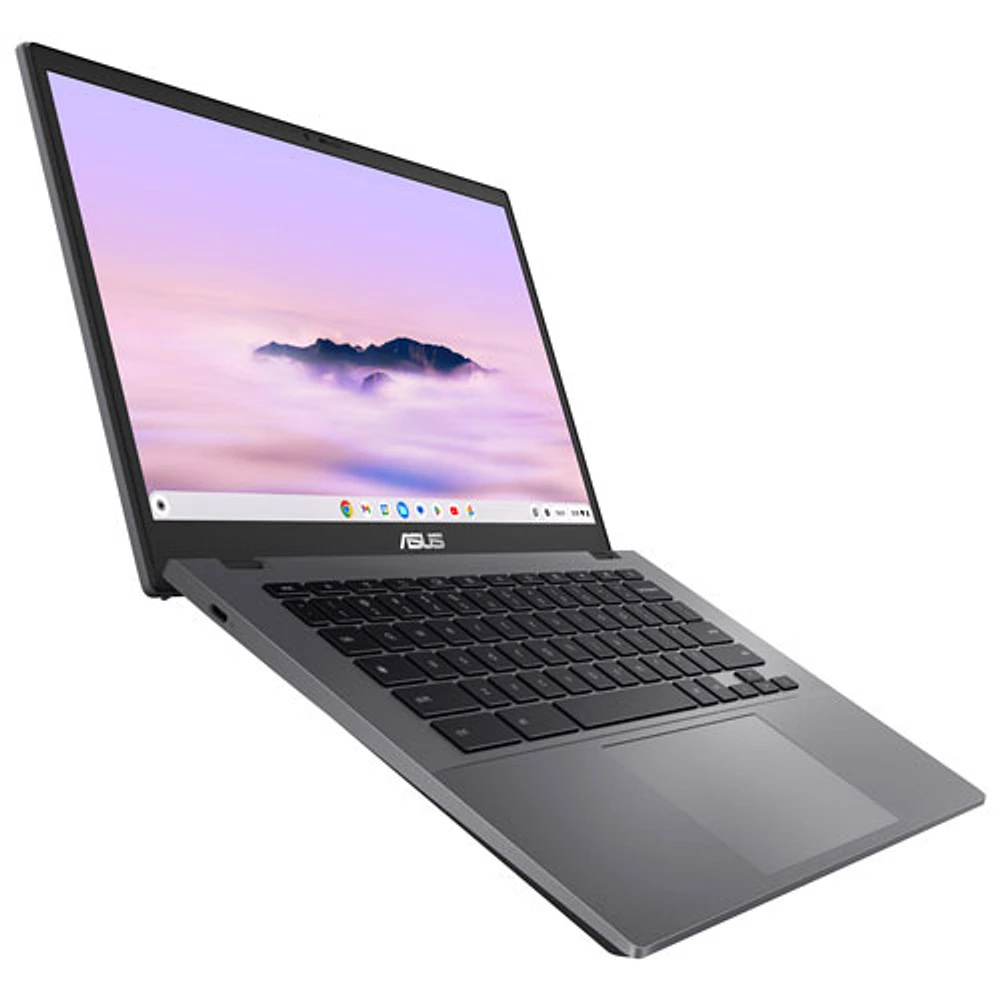 Chromebook Plus à écran tactile 14 po CX34 d'ASUS - Gris rocheux (Core i3-1215U d'Intel/RAM 8 Go/SSD 128 Go/ChromeOS)