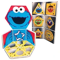 Sesame Street: Cookie Monster's Shapes - Ensemble de tuiles Magna-Tiles - 17 pièces