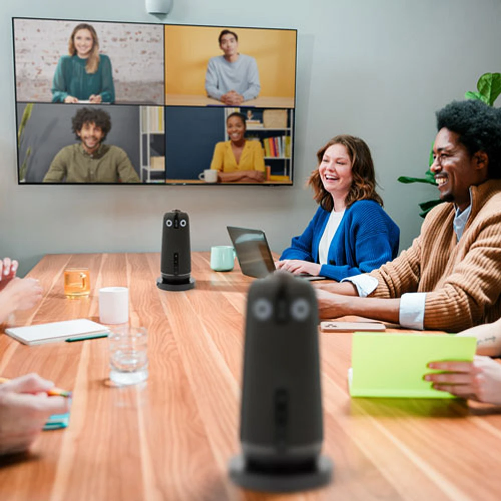 Owl Labs Meeting Owl 4+s Video Conference Camera Bundle (BND405-0008) - Black