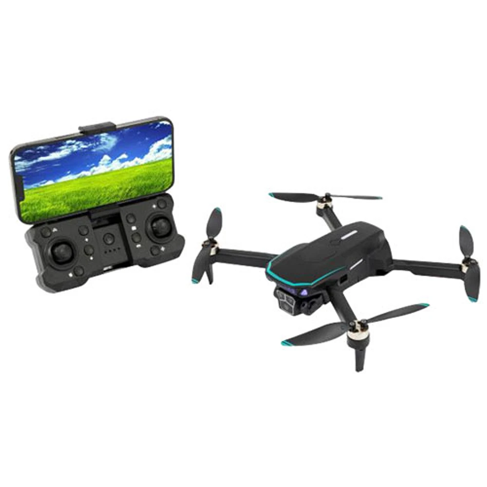 Sky Rider XG-34 Neith Quadcopter Drone with Camera & Controller - Ready-to-Fly - Black - Only at Best Buy