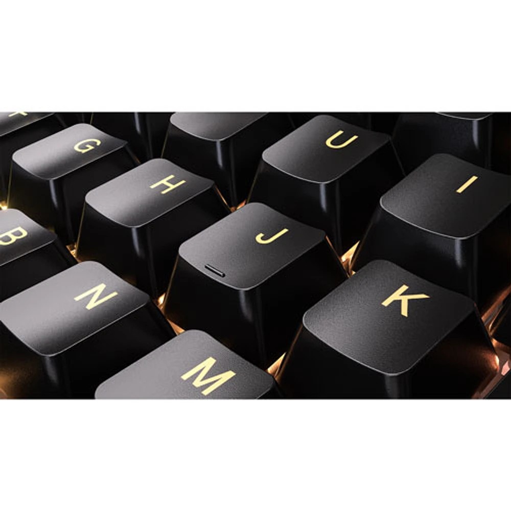Clavier de jeu sans pavé numérique avec fil rétroéclairé à commutateurs mécaniques linéaires Red K70 CORE de Corsair - Noir