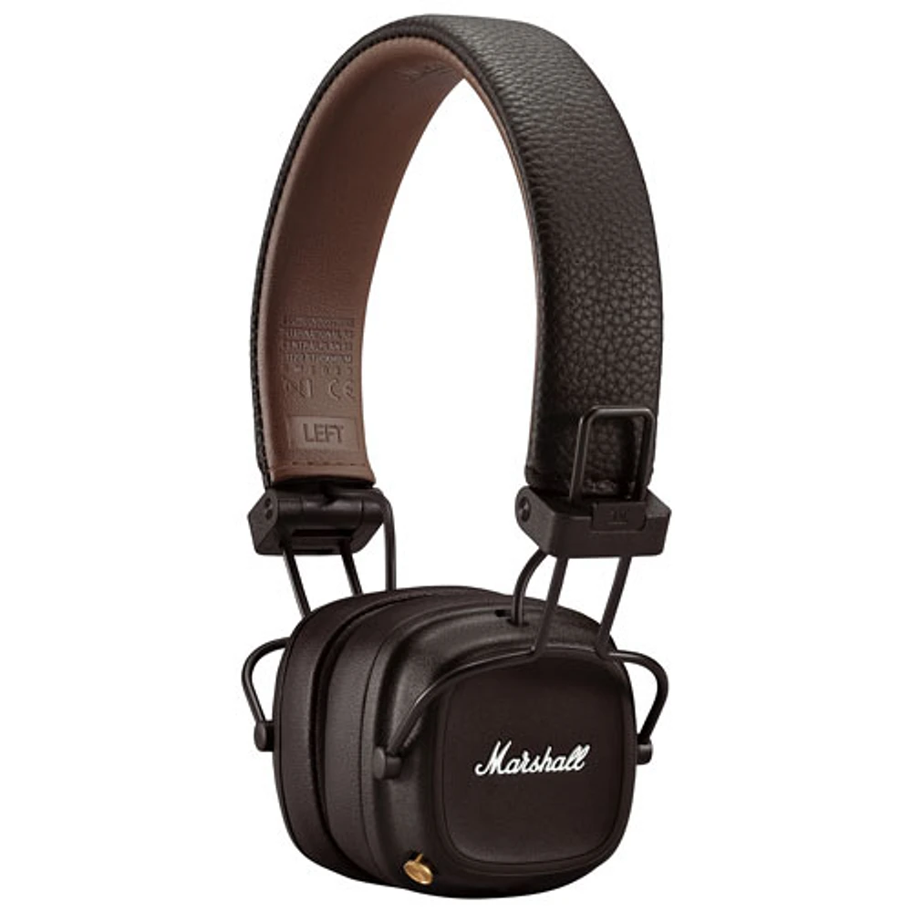 Marshall Major IV On-Ear Bluetooth Headphones - Brown