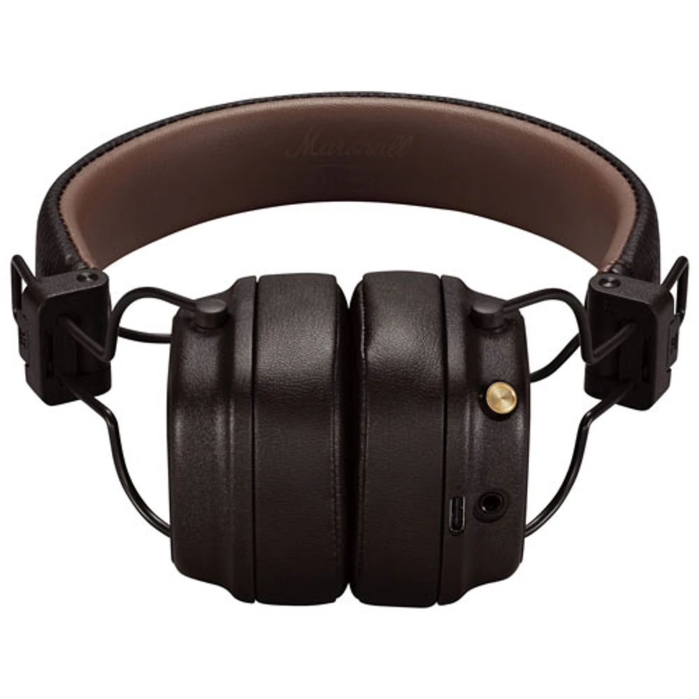 Marshall Major IV On-Ear Bluetooth Headphones - Brown