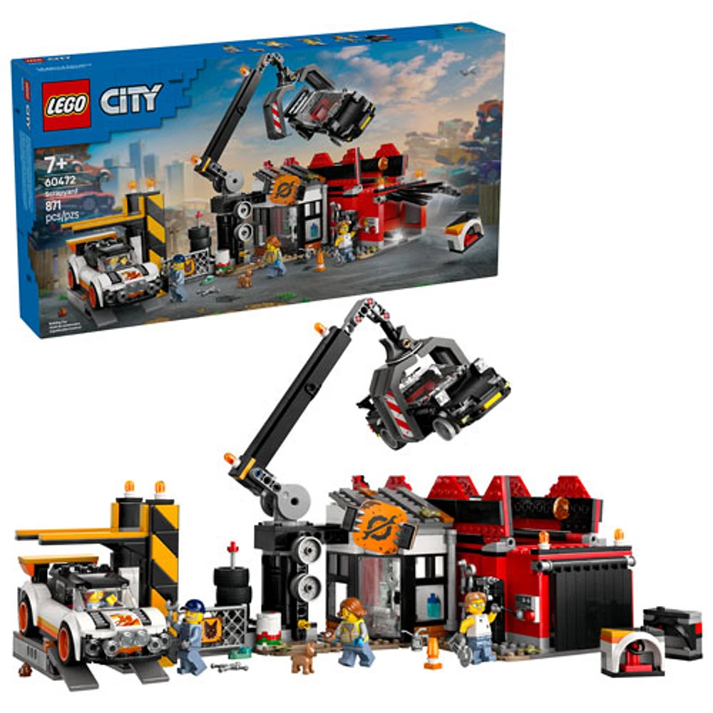 LEGO City: Scrapyard with Cars - 871 Pieces (60472)