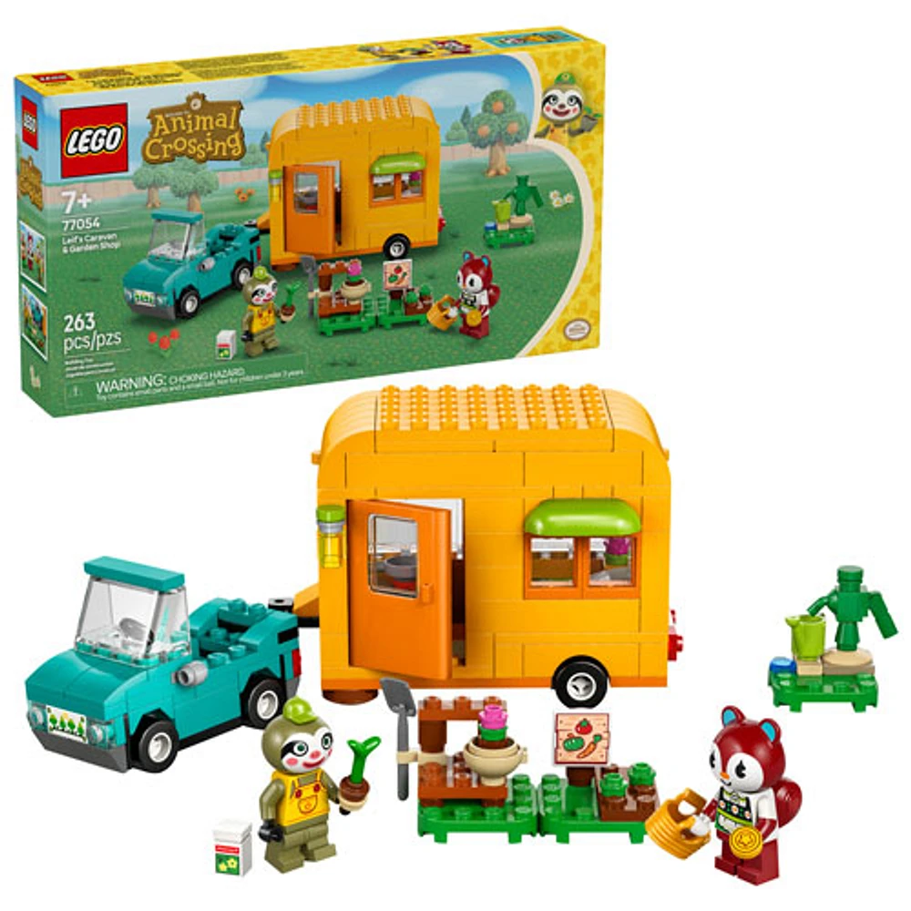 LEGO Animal Crossing: Leif's Caravan & Garden Shop - 263 Pieces (77054)