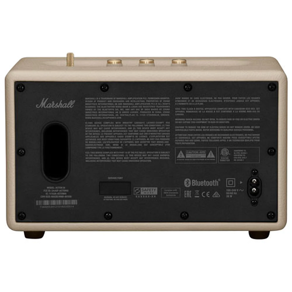 Marshall Acton III Bluetooth Wireless Speaker - Cream