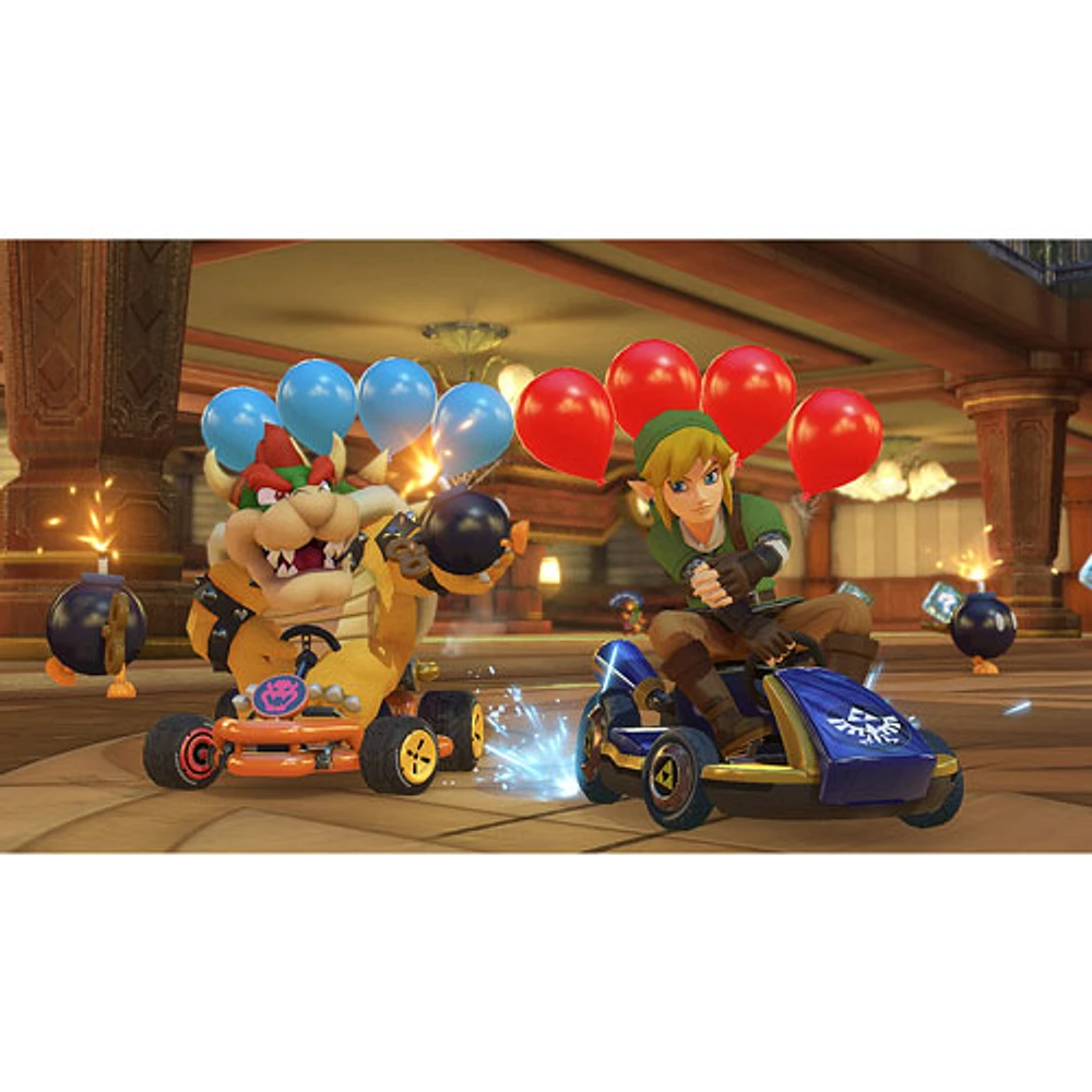 Nintendo Switch (OLED Model) Mario Kart 8 Deluxe Bundle with 12-Month Online Individual Membership