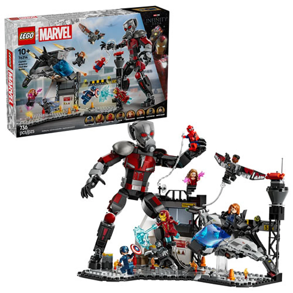 LEGO Marvel: Captain America: Civil War Action Battle - 736 Pieces (76314)