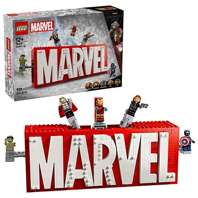 LEGO Marvel: MARVEL Logo & Minifigures - 931 Pieces (76313)
