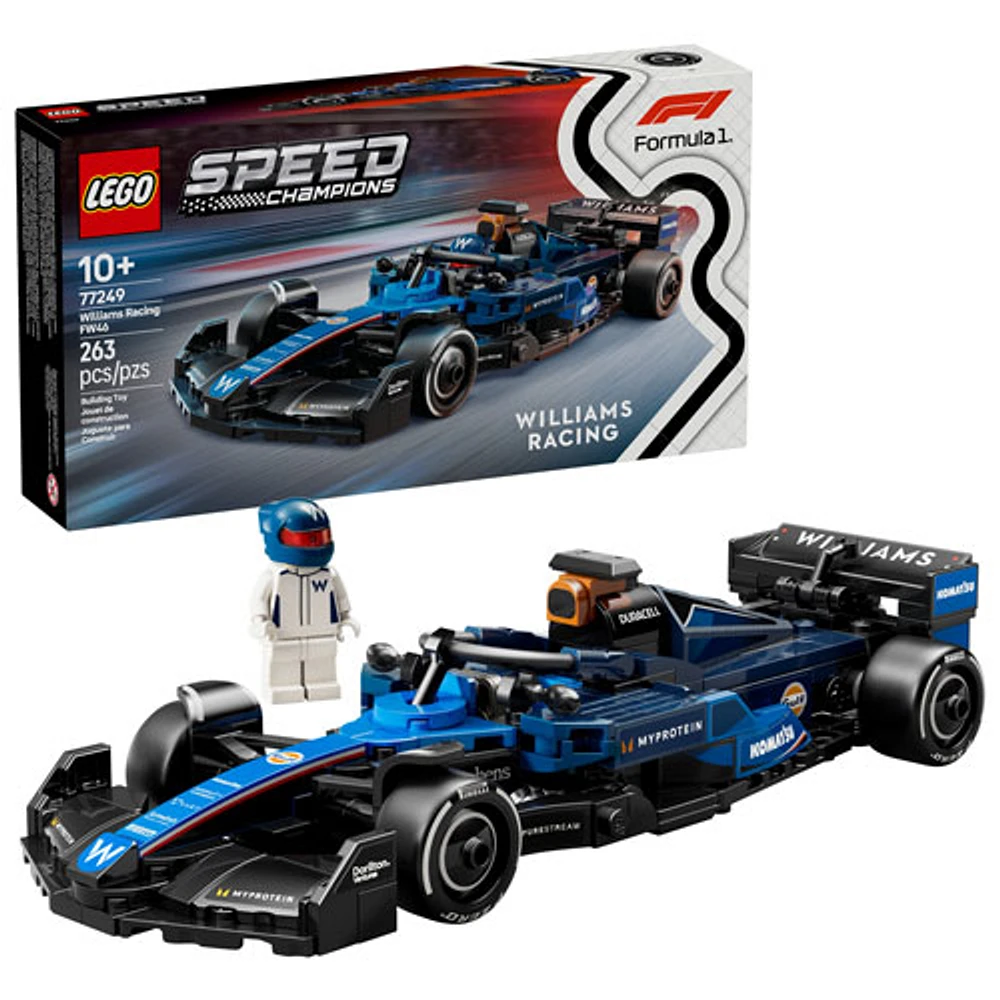 LEGO Speed Champions: Williams Racing FW46 Race Car - 263 Pieces (77249)