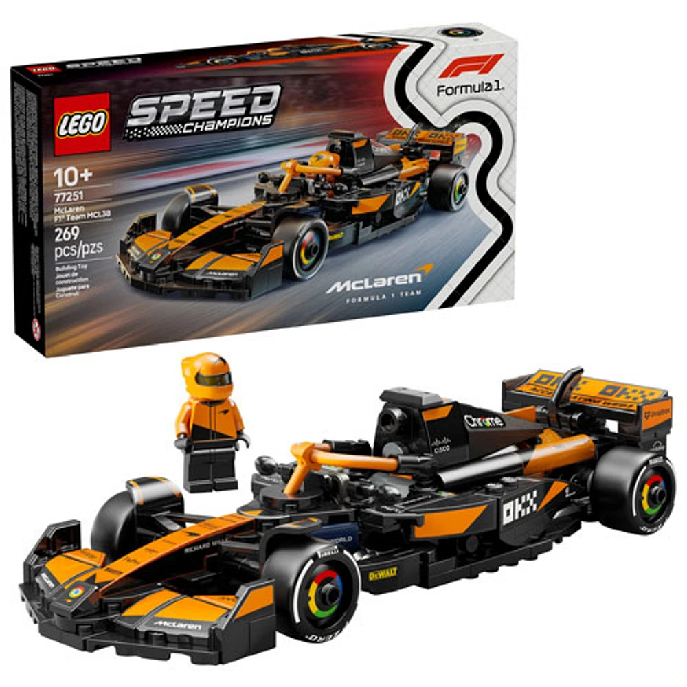 LEGO Speed Champions: McLaren F1 Team MCL38 Race Car - 269 Pieces (77251)