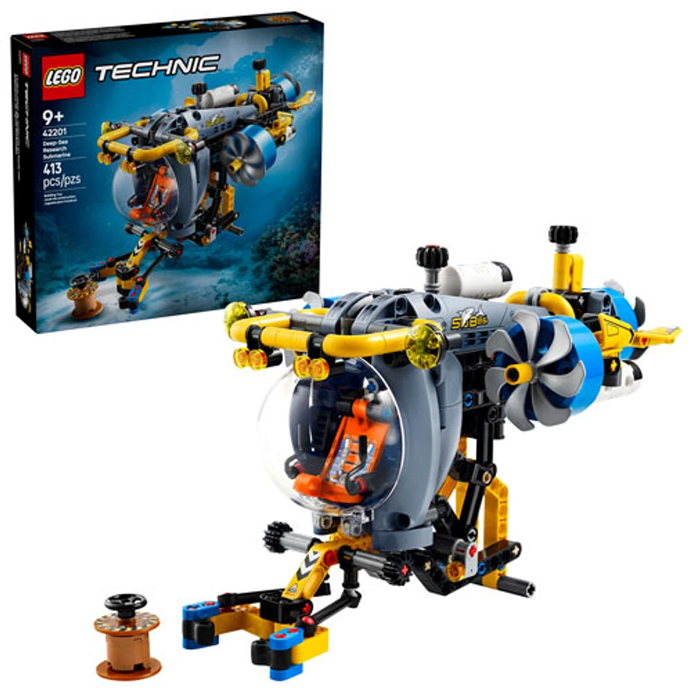 LEGO Technic : Le sous-marin de recherche en haute mer - 413 pièces (42201)