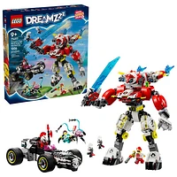 LEGO DREAMZzz: Cooper's Tiger Mech & Zero's Hot Rod Car - 1006 Pieces (71497)