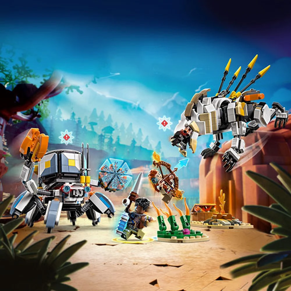 LEGO Horizon Adventures: Aloy & Varl vs. Shell-Walker & Sawtooth - 768 Pieces (77037)