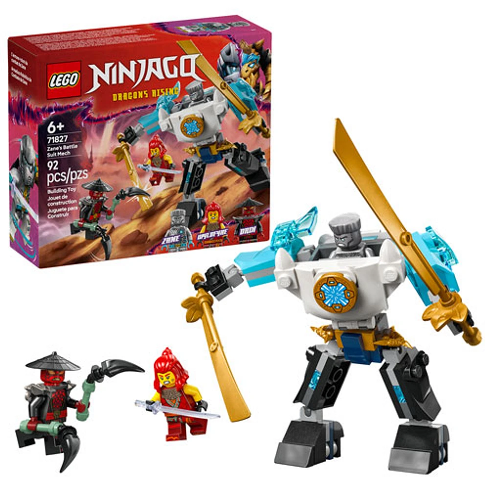 LEGO Ninjago : L'armure-robot de combat de Zane - 92 pièces (71827)