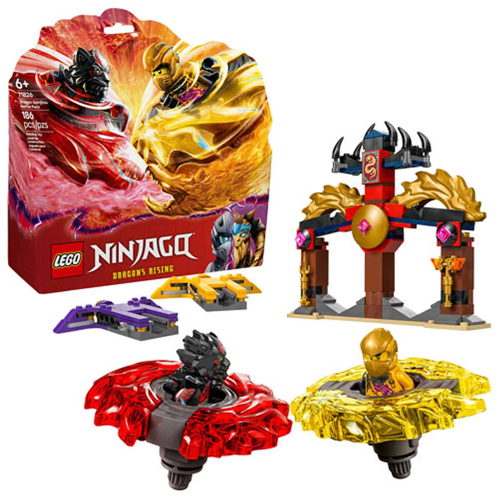 LEGO Ninjago : Ensemble de combat de Spinjitzu du dragon - 186 pièces (71826)