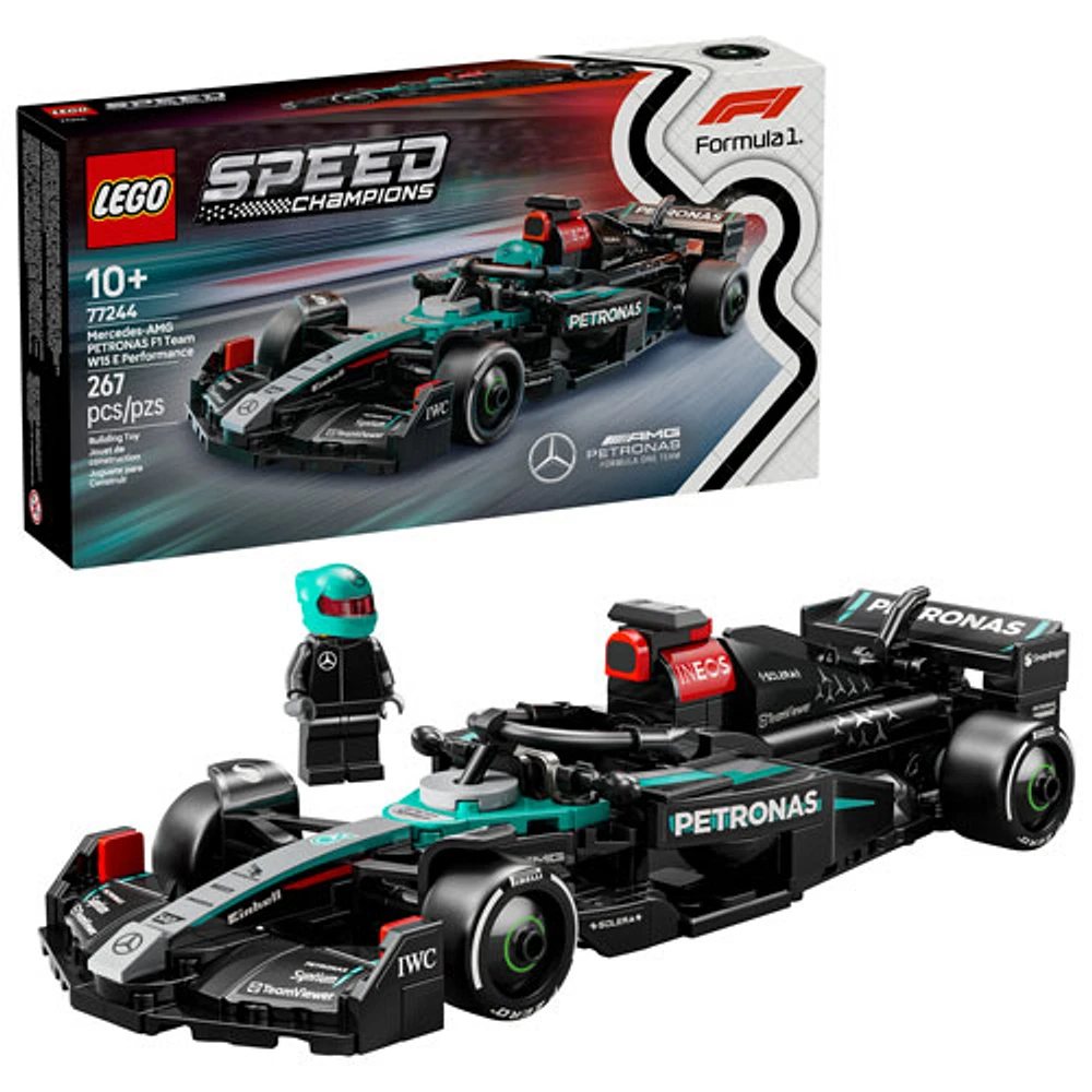 LEGO Speed Champions: Mercedes-AMG PETRONAS F1 Team W15 E Performance Race Car - 267 Pieces (77244)