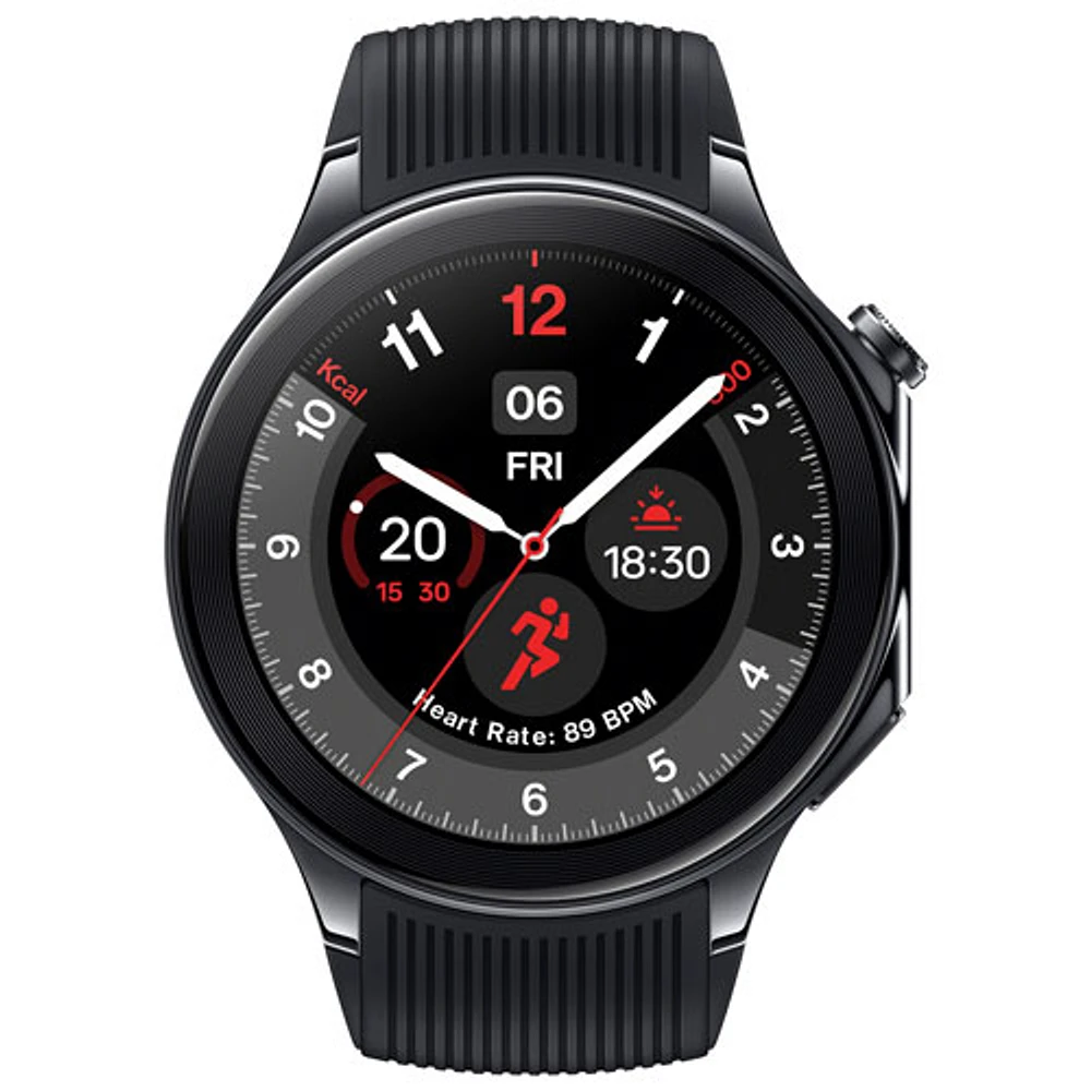 Oneplus Watch 2 47mm Smartwatch - Radiant Black - Exclusive Retail Partner