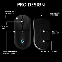 Logitech G PRO 2 LIGHTSPEED 32000 DPI Wireless Optical Gaming Mouse