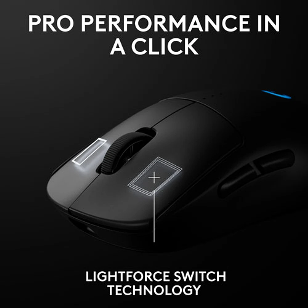 Logitech G PRO 2 LIGHTSPEED 32000 DPI Wireless Optical Gaming Mouse