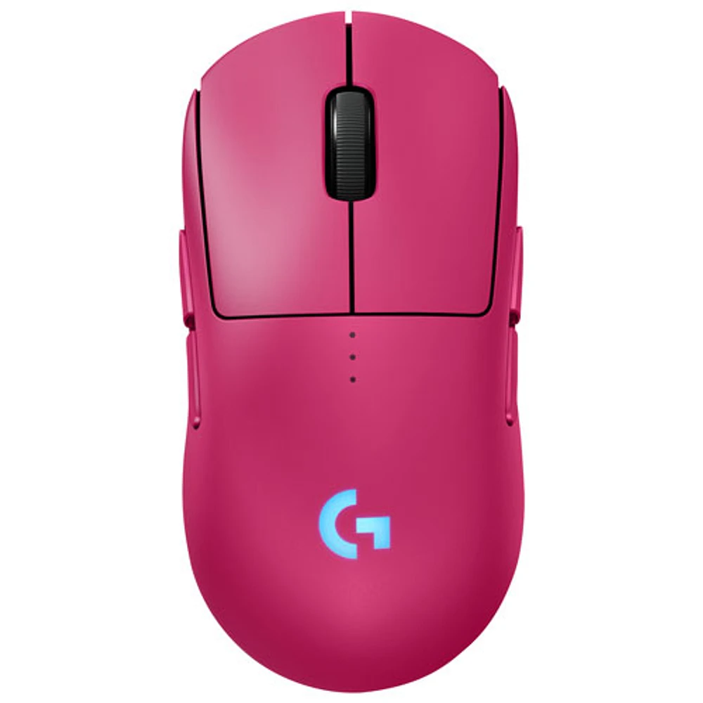 Souris de jeu optique sans fil de 44000 ppp PRO 2 LIGHTSPEED de Logitech G - Magenta