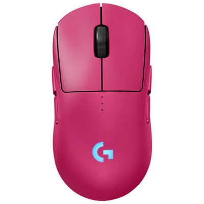 Souris de jeu optique sans fil de 44000 ppp PRO 2 LIGHTSPEED de Logitech G - Magenta