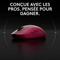 Souris de jeu optique sans fil de 44000 ppp PRO 2 LIGHTSPEED de Logitech G - Magenta