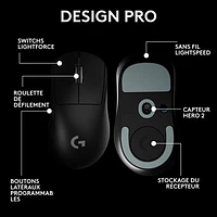 Logitech PRO X SUPERLIGHT 2 DEX 44000 DPI Wireless Optical Lightweight 5-Button Gaming Mouse