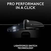 Logitech PRO X SUPERLIGHT 2 DEX 44000 DPI Wireless Optical Lightweight 5-Button Gaming Mouse