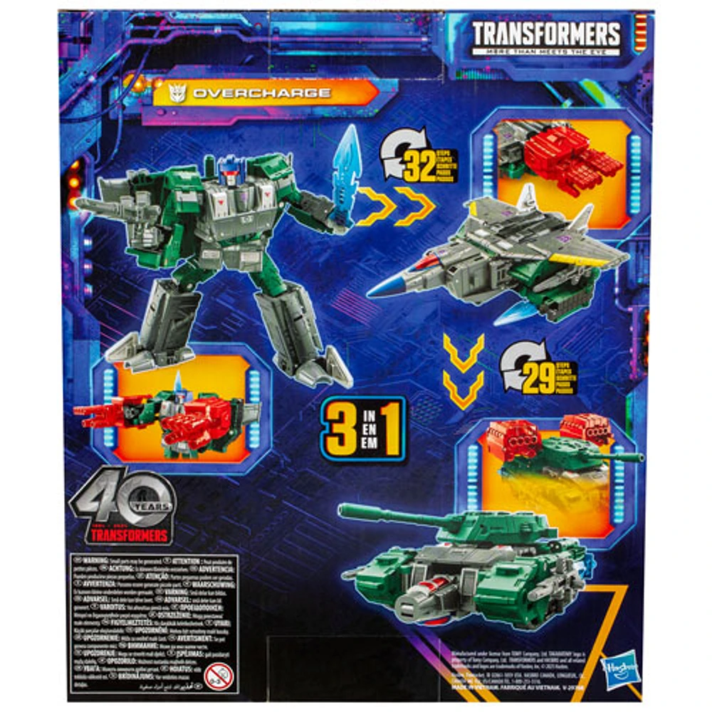 Hasbro Transformers Generations Legacy United - Overcharge Leader Class Action Figure