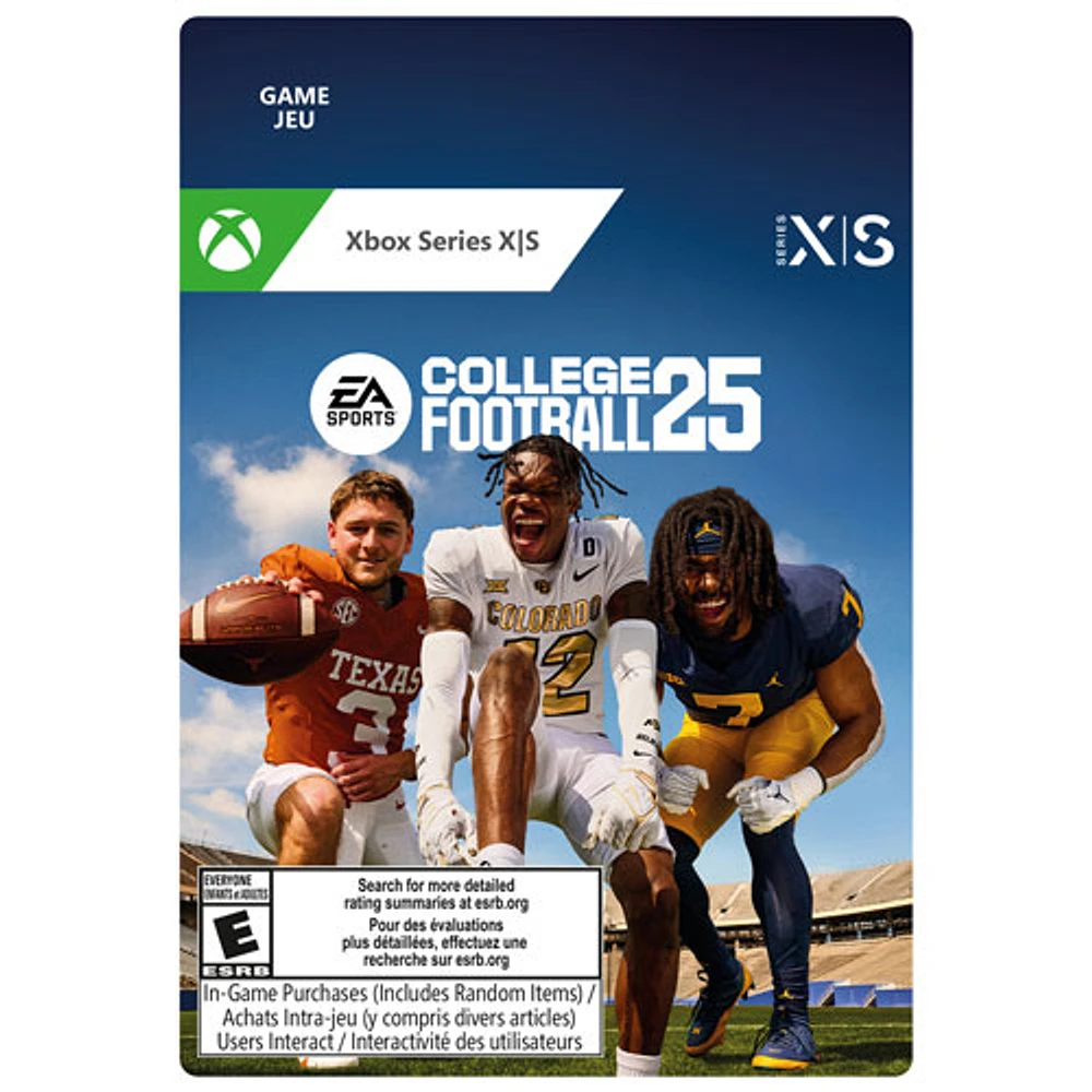 College Football 25 (Xbox Series X|S) - Digital Download