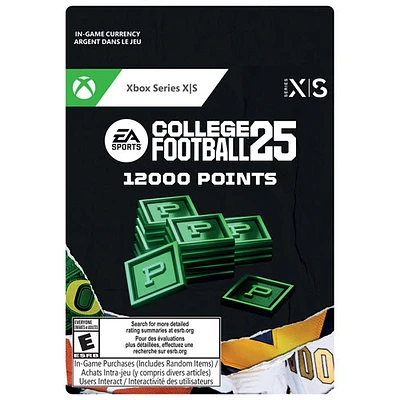 College Football 25 - points (Xbox Series X|S