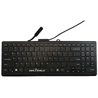 Seal Shield Cleanwipe Pro Full-Size Waterproof Keyboard (SSKSV101PRO-CRM-LT)