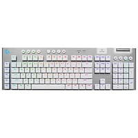 Clavier de jeu pleine grandeur sans fil rétroéclairé à commutateurs mécaniques tactiles GL G915 X LIGHTSPEED de Logitech