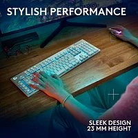 Clavier de jeu pleine grandeur sans fil rétroéclairé à commutateurs mécaniques tactiles GL G915 X LIGHTSPEED de Logitech