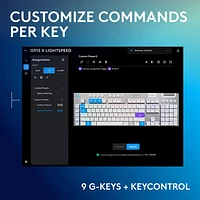 Logitech G915 X LIGHTSPEED Wireless Backlit Mechanical GL Tactile Full-Size Gaming Keyboard