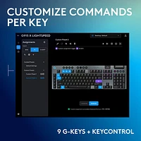 Logitech G915 X LIGHTSPEED Wireless Backlit Mechanical GL Linear Full-Size Gaming Keyboard - Black