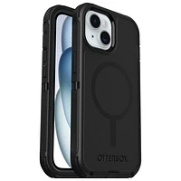 OtterBox Defender Pro Fitted Hard Shell Case for iPhone 15 with MagSafe - Black