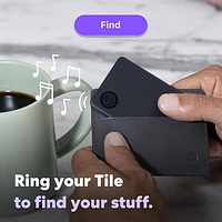 Tile Starter (2024) Bluetooth Item Tracker Starter Pack - Set of 2 - Black