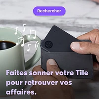 Trousse de départ de dispositifs de repérage Bluetooth Tile (2024) - Ensemble de 2 - Noir