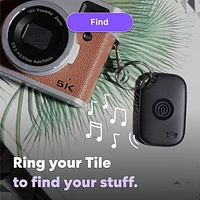 Tile Pro (2024) Bluetooth Item Tracker - 2 Pack - Black/White