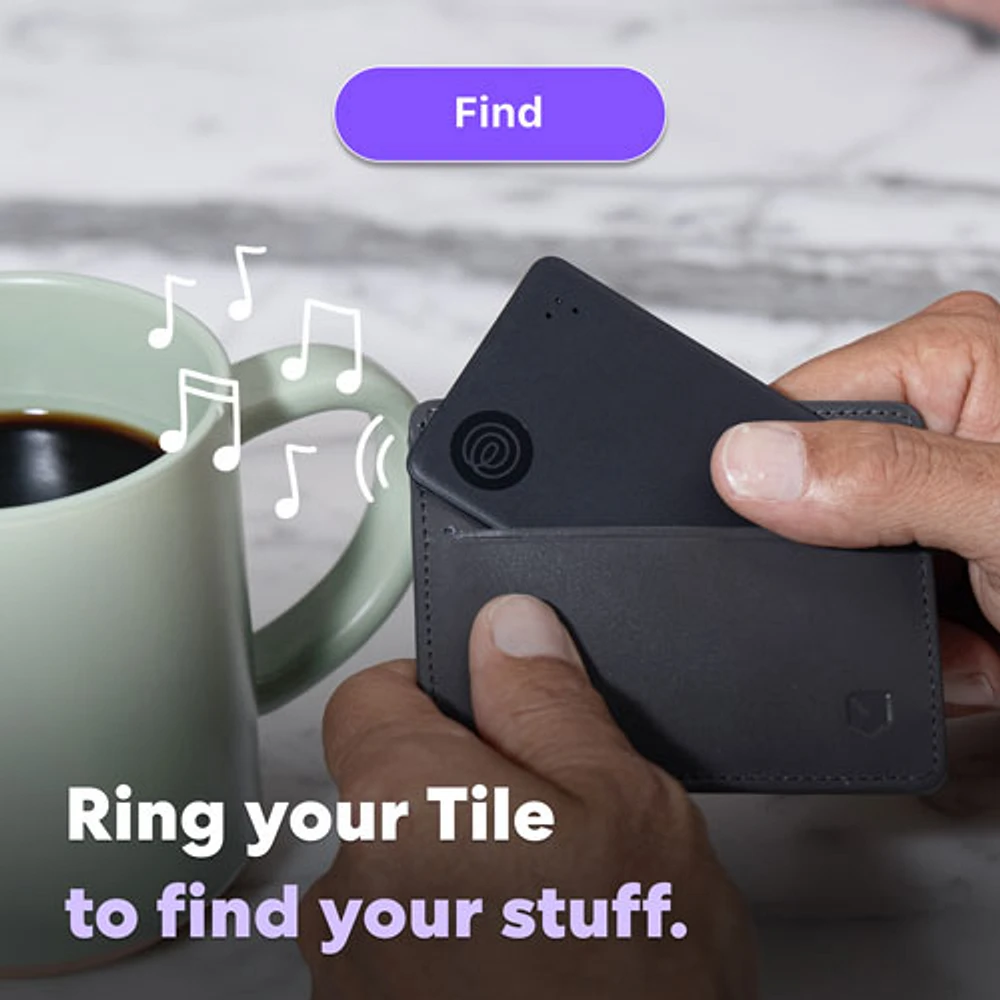 Tile Slim (2024) Bluetooth Item Tracker - Black