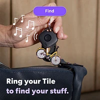 Tile Mate (2024) Bluetooth Item Tracker - 2 Pack - Black