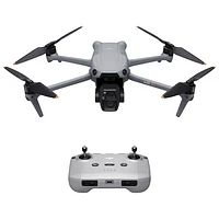 Drone quadricoptère Air 3S avec caméra et manette de DJI (DJI RC-N3) - Gris