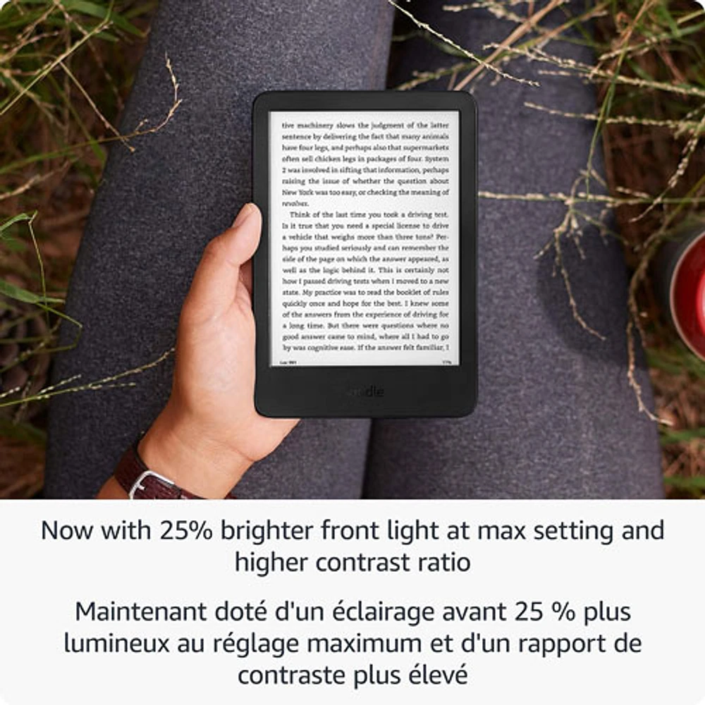 Liseuse numérique à écran tactile 6 po 16 Go Kindle d'Amazon (RS23CV) - Noir