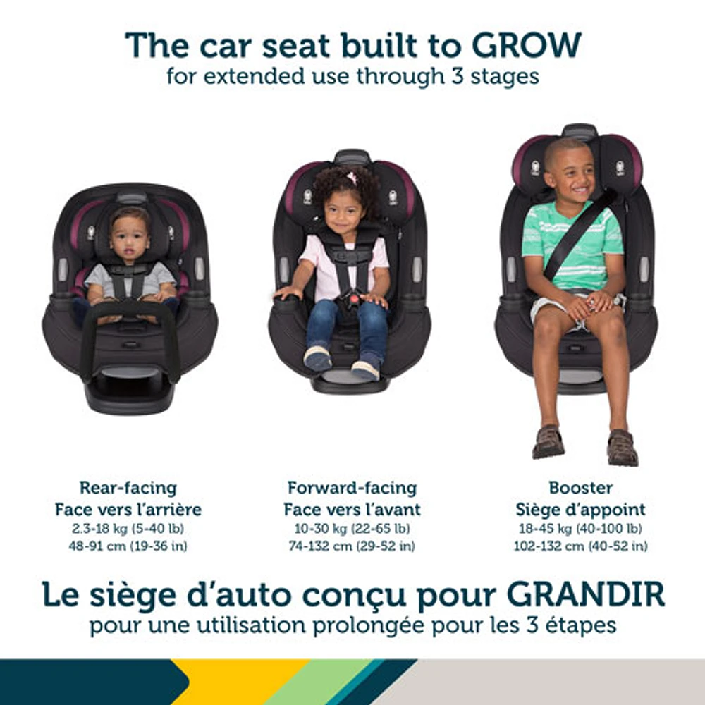 Siège d'auto 3-en-1 convertible Grow and Go de Safety 1st